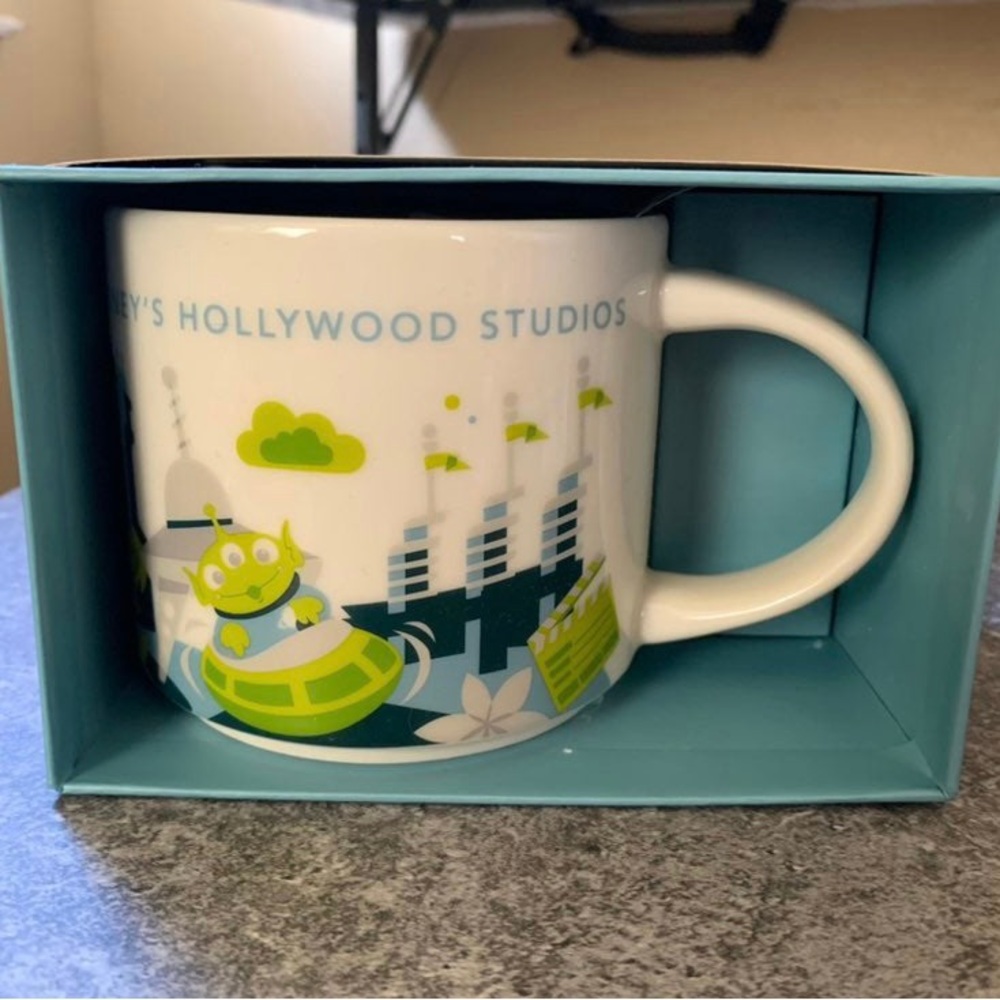 Disney's Hollywood Studios Starbucks YOU ARE HERE collection 14oz mug